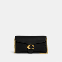Coach Tabby Chain Leather Clutch Crossbody