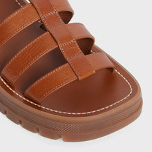 Celine Clea Triumph Gladiator Calfskin Sandals - Vegan Tan - BEAUTY BAR