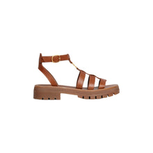 Celine Clea Triumph Gladiator Calfskin Sandals - Vegan Tan - BEAUTY BAR