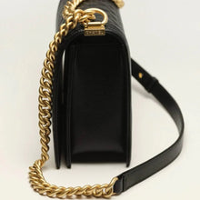Chanel Black Quilted Leather Medium Boy Flap Bag - BEAUTY BAR