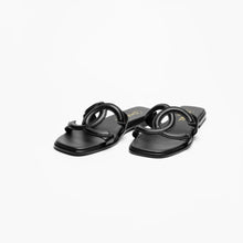 Chanel CC Logo Flat Mules