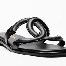 Chanel CC Logo Flat Mules
