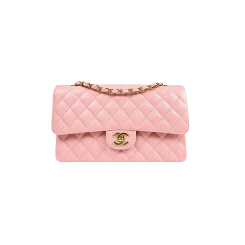 Chanel Classic Flap CF Crossbody Pink Bags