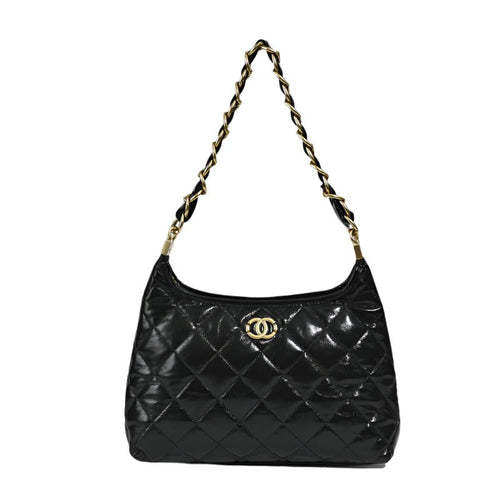 Chanel Hobo Medium Black Lather Bag