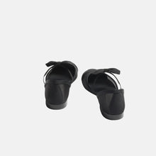 Chanel Mary Janes In Mesh And Grosgrain Black