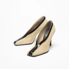Chanel Suede Kidskin & Patent Calfskin Pumps