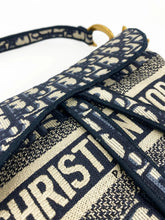 Christian Dior Blue Oblique Saddle Bag 2 Pcs - BEAUTY BAR