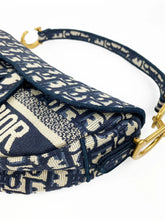Christian Dior Blue Oblique Saddle Bag 2 Pcs - BEAUTY BAR