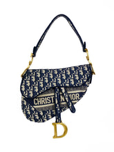 Christian Dior Blue Oblique Saddle Bag 2 Pcs - BEAUTY BAR
