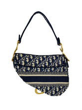 Christian Dior Blue Oblique Saddle Bag 2 Pcs - BEAUTY BAR