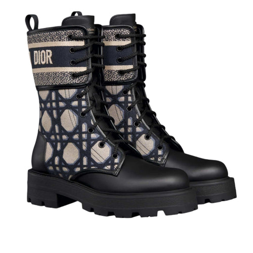 Christian Dior D-Major Ankle Black Boot