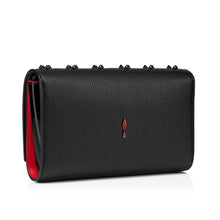 Christian Louboutin Clutch - Grained Calf Leather and Spikes Loubinthesky - Black - BEAUTY BAR