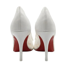 Christian Louboutin Follies Lace & Leather Pointed-Toe Pumps - BEAUTY BAR