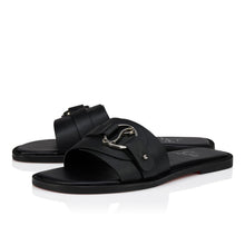 Christian Louboutin Her In Roma Flat Mules In Black