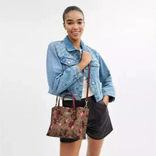 Coach Mollie Tote Bag 25 Signature Canvas Cherry Print - BEAUTY BAR