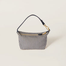 Miu Miu Beige/Baltic Blue Jacquard Fabric Pouch
