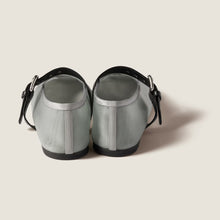 Miu Miu Aluminum Mesh Fabric Ballerinas