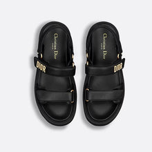 Dior Act Platform Sandal Black Lambskin - BEAUTY BAR