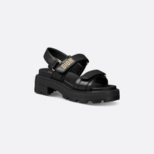 Dior Act Platform Sandal Black Lambskin - BEAUTY BAR