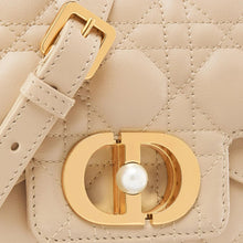Dior Jolie Top Handle Bag Powder Beige Cannage Calfskin - BEAUTY BAR