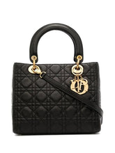 Dior Medium Lady Bag Black Leather - BEAUTY BAR