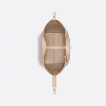 Dior Toujours Medium Vertical Tote Bag Macrocannage Calfskin In Desert Tope - BEAUTY BAR