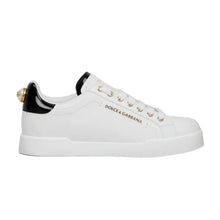 Dolce & Gabbana Portofino Leather Low - Top Sneakers - BEAUTY BAR