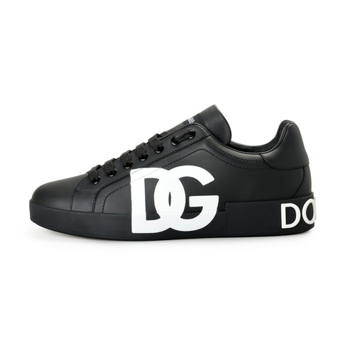 Dolce & Gabbana Portofino Men Sneakers In Leather