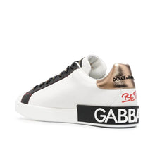 Dolce & Gabbana Portofino Slogan Print Sneakers - BEAUTY BAR