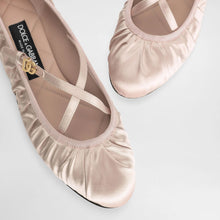 Dolce & Gabbana Satin Flat Ballet Shoes