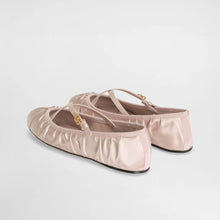 Dolce & Gabbana Satin Flat Ballet Shoes