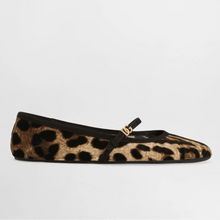 Dolce & Gabbana Velvet Patterned Ballerina Shoes