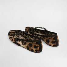 Dolce & Gabbana Velvet Patterned Ballerina Shoes