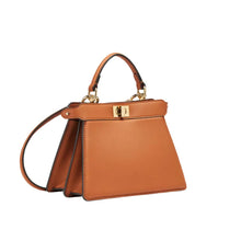 Fendi Peekaboo ISeeU Petite Brown Quilted Nappa Leather Bag - BEAUTY BAR