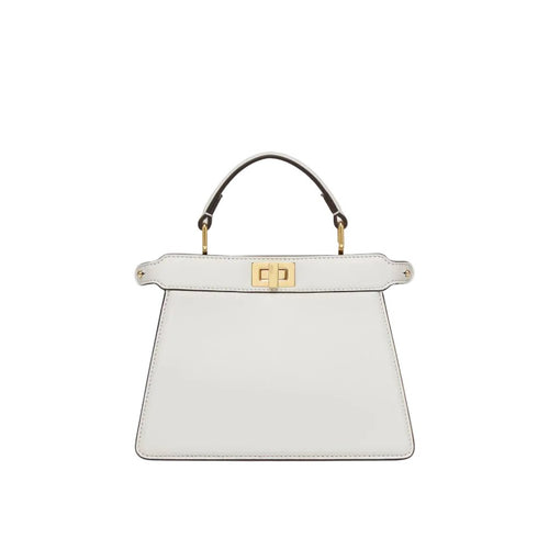 Fendi Peekaboo ISeeU Small White leather bag