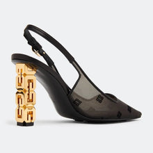 Givenchy Bouncing G Cube Slingback Pumps – Black