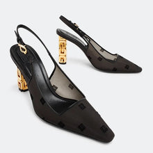 Givenchy Bouncing G Cube Slingback Pumps – Black