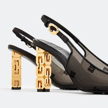 Givenchy Bouncing G Cube Slingback Pumps – Black
