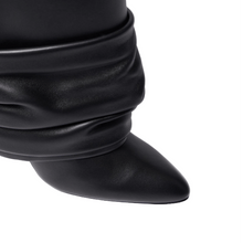 Givenchy Shark Lock Stiletto Leather Knee-High Boots