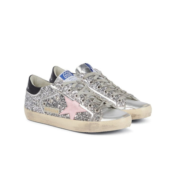 Golden Goose Super-Star Embellished Leather Sneakers - BEAUTY BAR