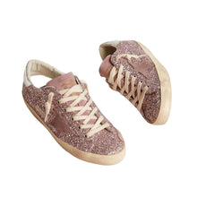 Golden Goose Super - Star Glitter Suede - Trimmed Sneakers - BEAUTY BAR