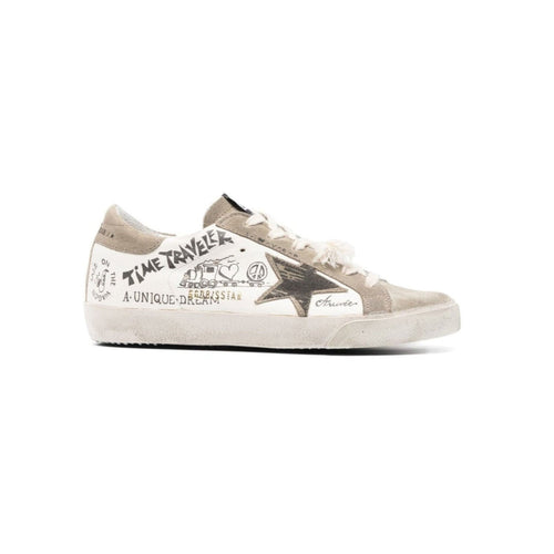 Golden Goose Super Star Printed Sneakers