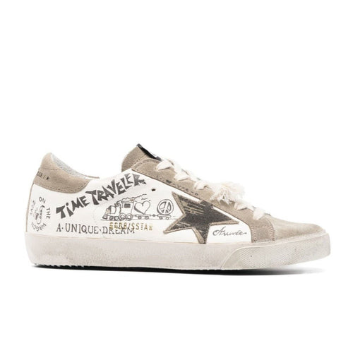 Golden Goose Super-Star White Leather Sneakers