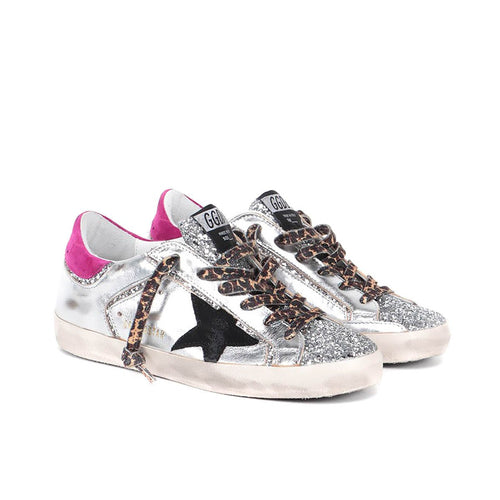 Golden Goose Superstar Seather Sneakers