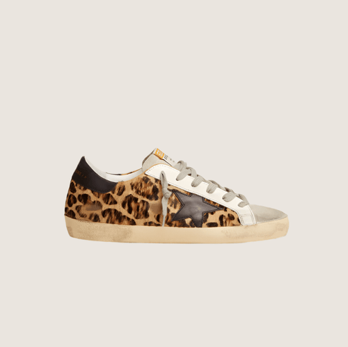 Golden Goose Women's Super-Star In Leopard Print Leather