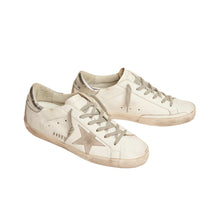 Golden Goose Women's Super - Star With Silver Heel Tab And Metal Stud Lettering - BEAUTY BAR