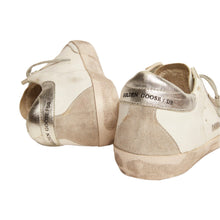 Golden Goose Women's Super - Star With Silver Heel Tab And Metal Stud Lettering - BEAUTY BAR