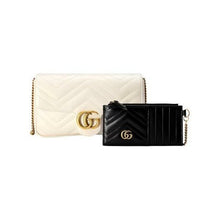 Gucci Marmont Mini Bag White Leather - BEAUTY BAR