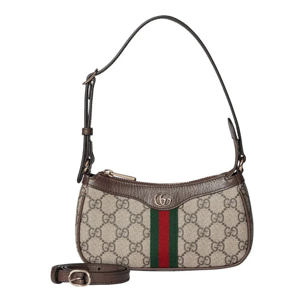 Gucci Ophidia Mini Canvas Shoulder Bag with GG Logo Print - BEAUTY BAR