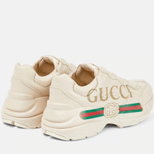 Gucci Rhyton Vintage Logo Leather Sneakers - BEAUTY BAR